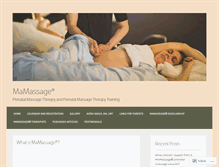 Tablet Screenshot of mamassage.org